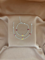 Jungle Jamboree Enamel Silver Payal