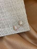 Teardrop Stud Earrings