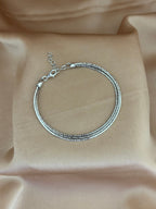 Triple Strand Chain Bracelet