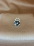 Chakra Beaded Disk Nose Pin
