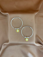 Sunshine Daisy Silver Baby Kadli Set