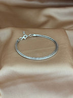 Triple Strand Chain Bracelet