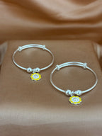 Sunshine Daisy Silver Baby Kadli Set