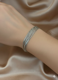 Bohemian Multi-Row Box Chain Bracelet