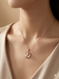 Rose Pearl Camellia Necklace