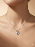 Graceful Swan Pearl & Stone Necklace