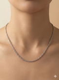 Classic Diamond-Cut Rope Chain