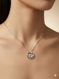 Floating Infinity Circle Necklace