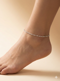 Geometric Station Bead Anklet