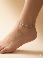 Geometric Station Bead Anklet