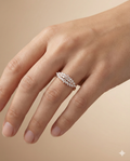 Floral Cluster Bypass Ring