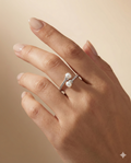 Twin Pearl Open Wrap Ring