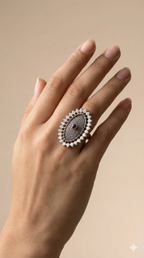 Handcrafted Tribal Spiral Ring