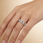 Floating Multi-Stone Eternity Band