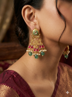 Tiers of Tradition Jhumka-Drops