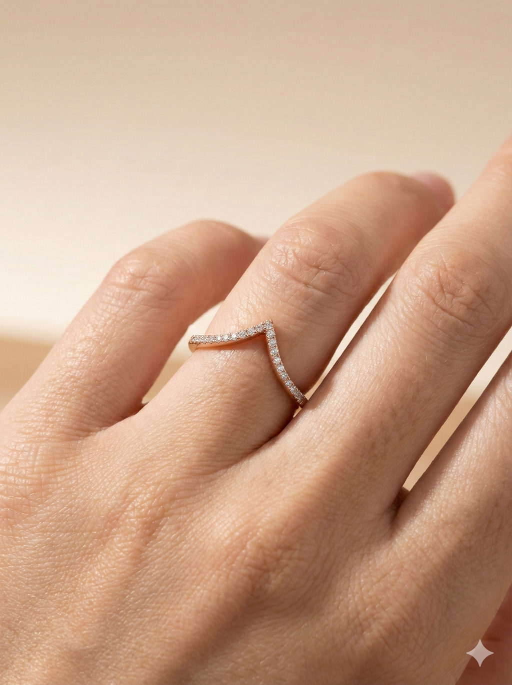 Timeless V-Shape Wishbone Ring