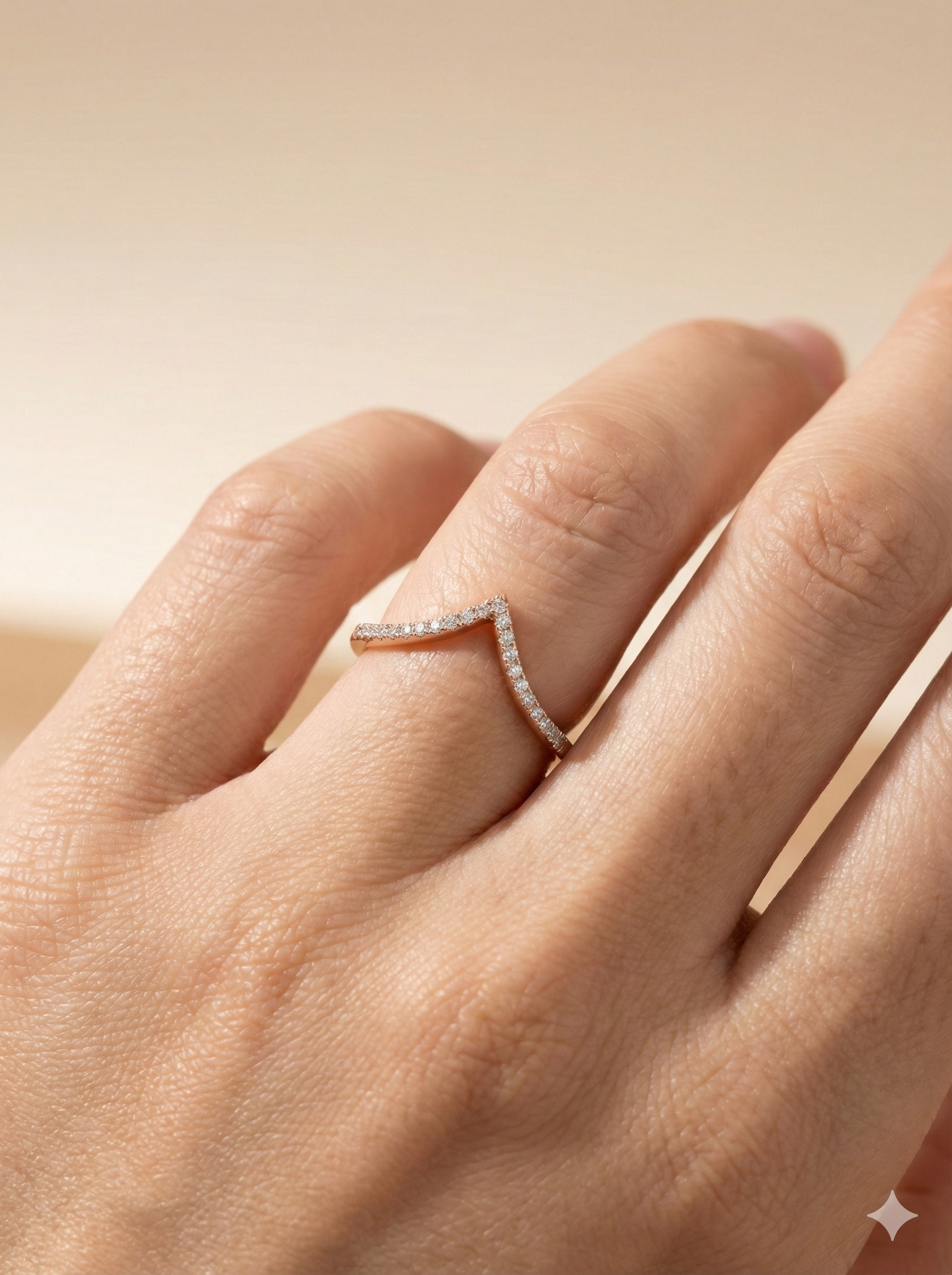 Timeless V-Shape Wishbone Ring