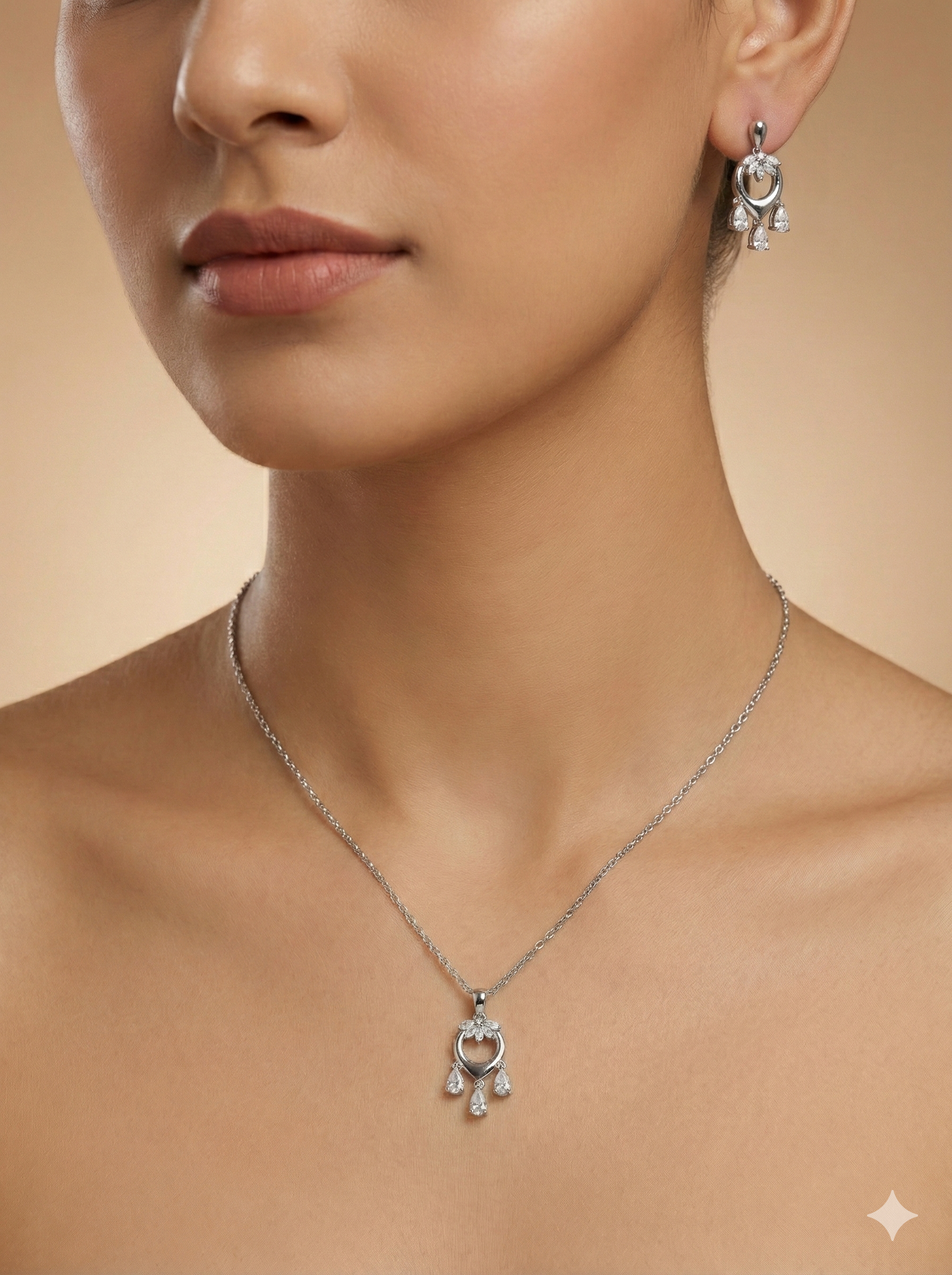 Sparkling Chandelier Teardrop Set
