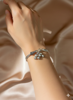 Layered Snake Chain Bracelet with Beads