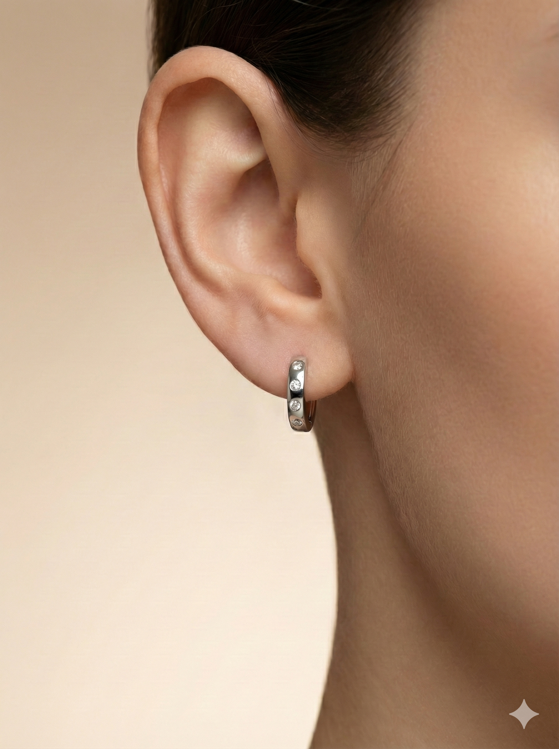 Wide Scattered-Crystal Hoops