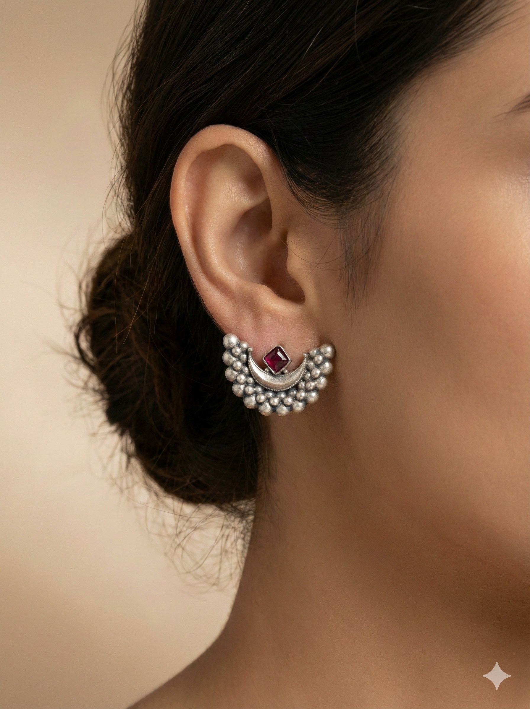 Half Moon Studs
