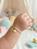 Sunshine Daisy Silver Baby Kadli Set