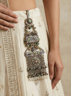 Royal Silver Elephant & Peacock Juda