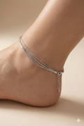 Multi-Strand Shimmer Anklet