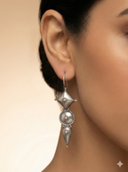 Geometric Dangler Earrings