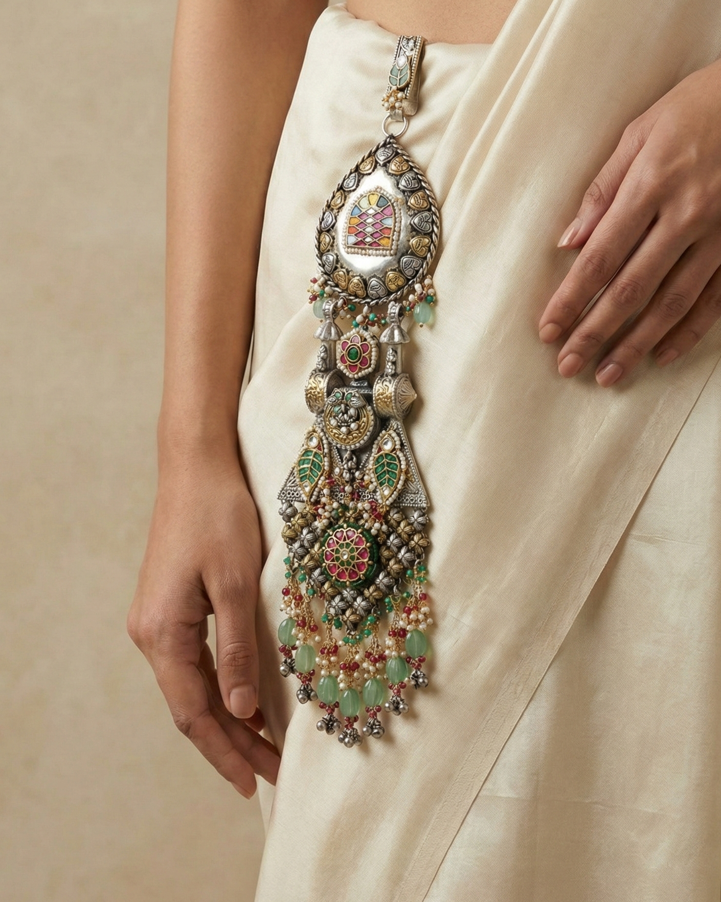 Teardrop Enamel & Pearl Fusion Juda