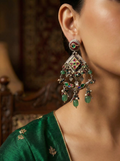 Geometric Chandbali Fusion Drops