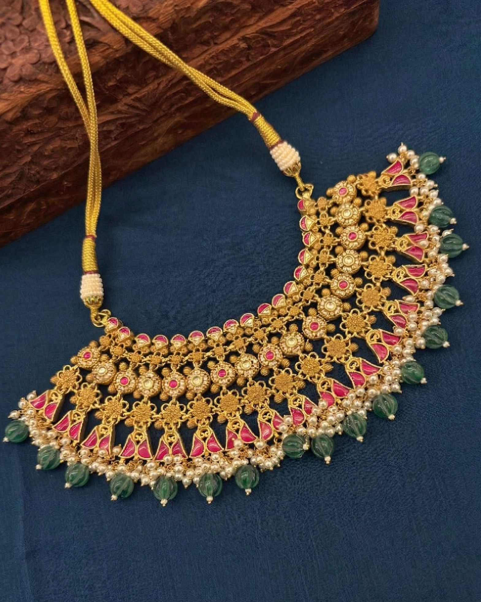 Heritage Gold-Plated Silver Choker