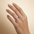 Classic Solitaire Pavé Ring