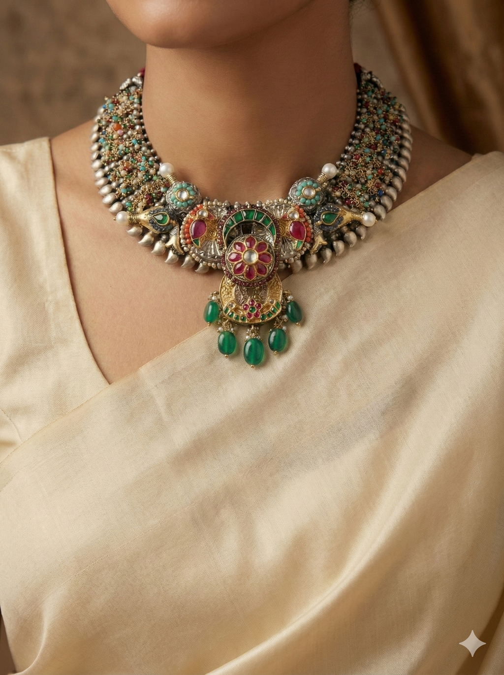The Tribal Bloom Multi-Stone Fusion Haar