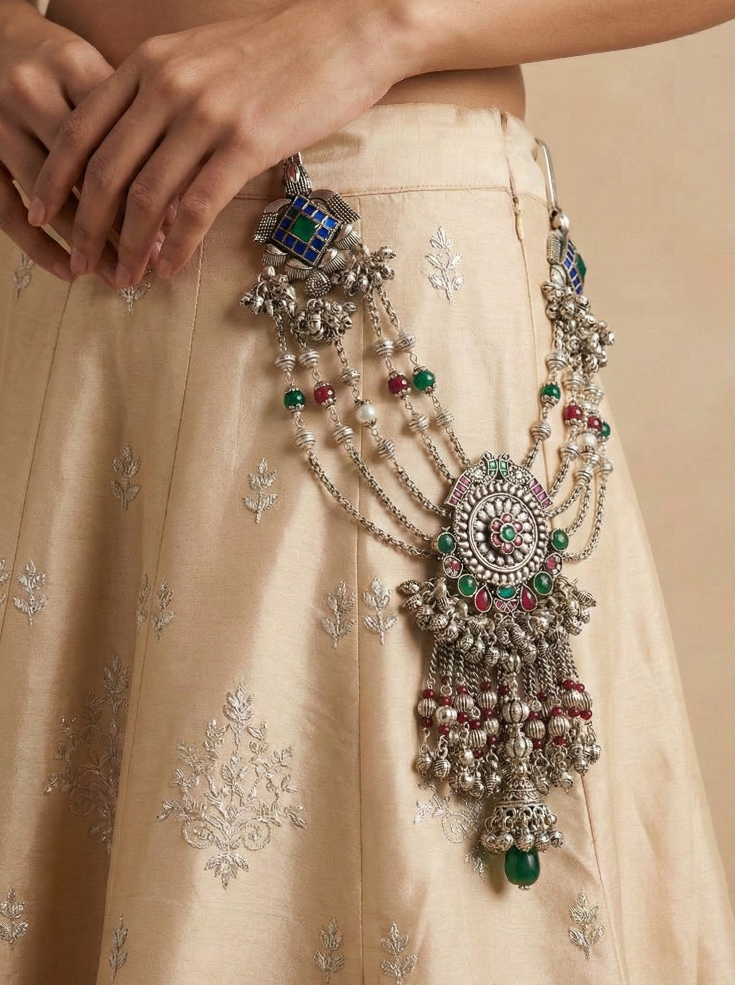 Multi-Layered Royal Silver Juda