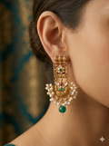 Square Jharokha Pearl Drops