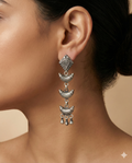 Tribal Layered Drop Earrings