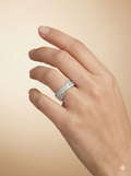 Stellar Criss-Cross Silver Statement Band