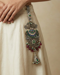 Meenakari Crescent & Jhumki Juda
