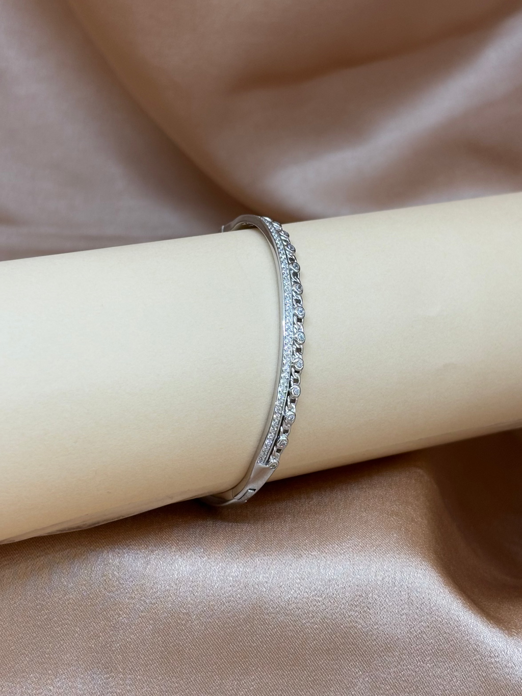 Aura Double-Row Diamond Bracelet