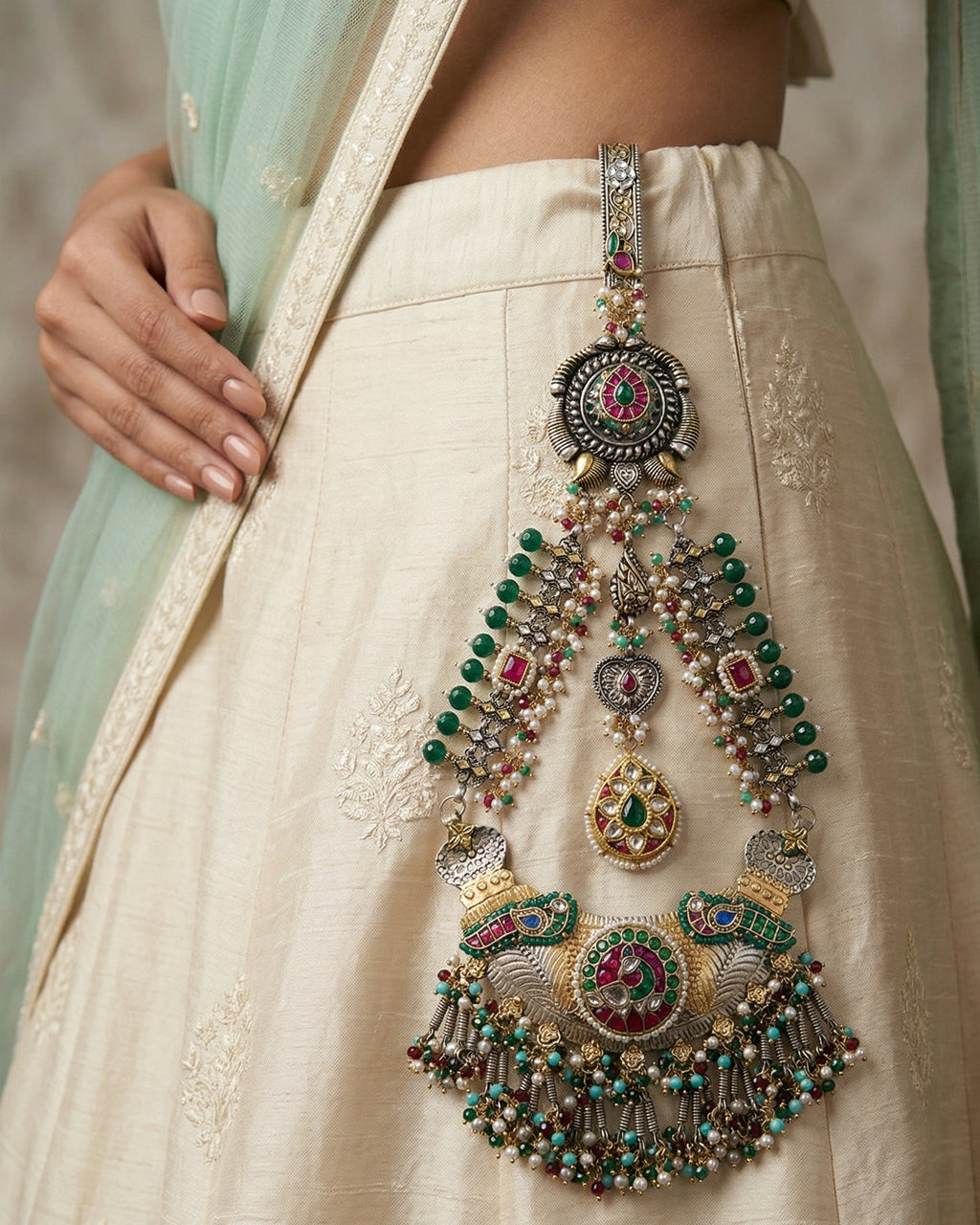 Royal Heritage Dual-Tone Embellished Juda