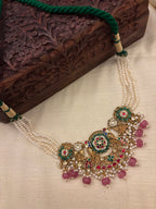 Vintage Symphony Multi-Strand Pearl & Motif Necklace